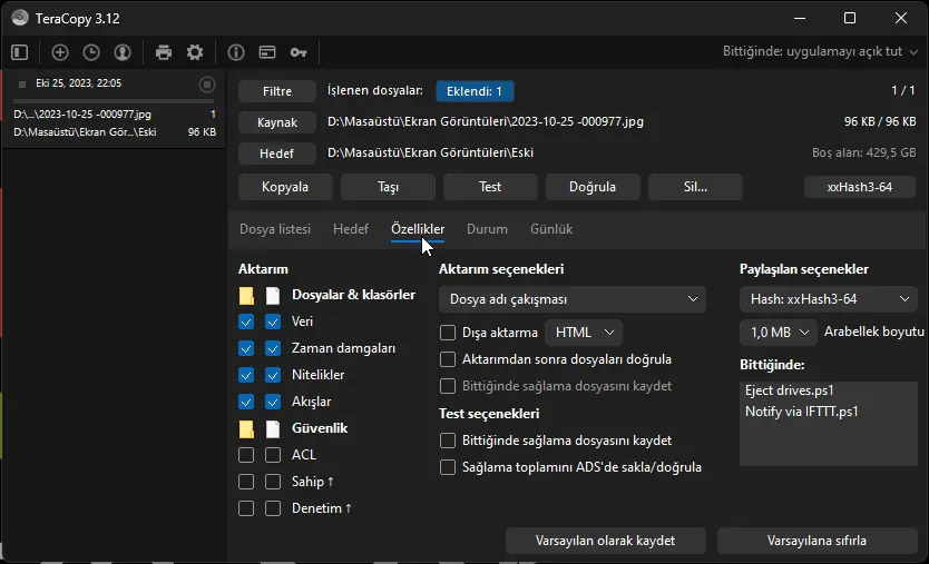 Windows 11 TeraCopy Nasıl Kullanılır