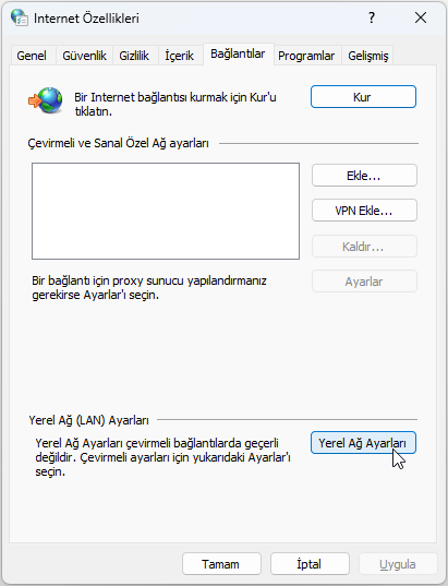 ERR_PROXY_CONNECTION_FAILED Hatası ve Çözümü