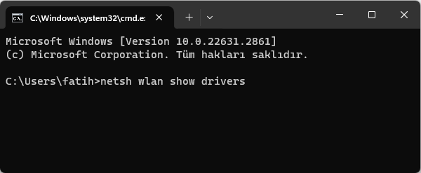 Windows 11 Kablosuz Ağ Frekansını Değiştirme
