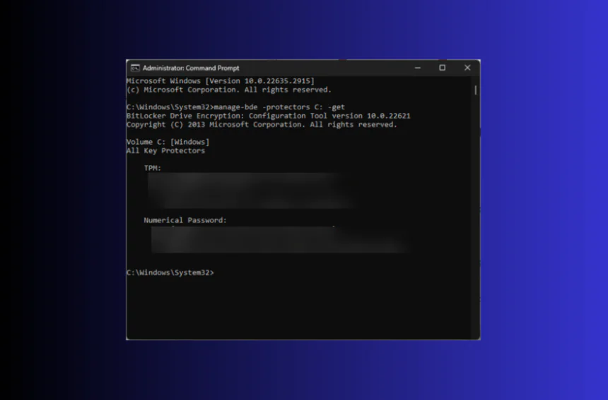 BitLocker Kurtarma Anahtarını Bulma