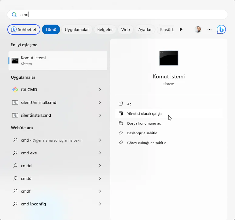 BitLocker Kurtarma Anahtarını Bulma