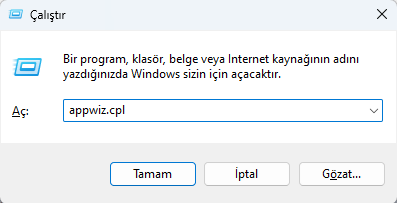 VSServer.exe Dosyasını Kaldırmak