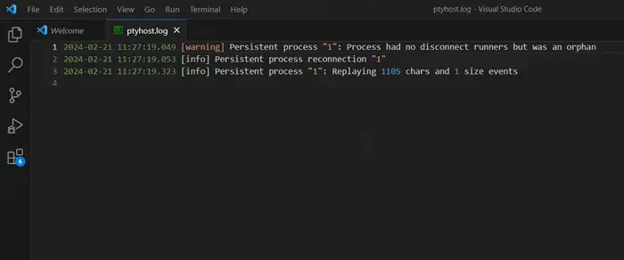 VS Code Terminal İşlemi Başlatılamıyor