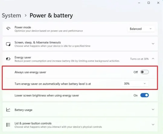 Windows 11 Enerji Tasarrufu Nedir ve Nasıl Etkinleştirilir