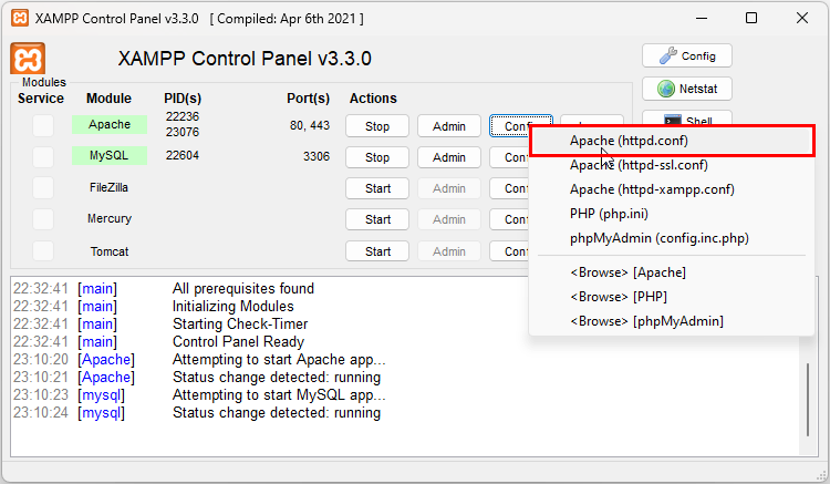 XAMPP Yapılandırma ve Sorun Giderme
