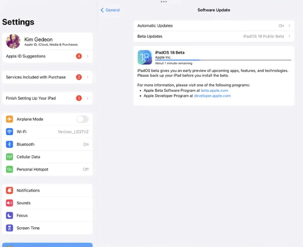 iPadOS 18 Nasıl Yüklenir?