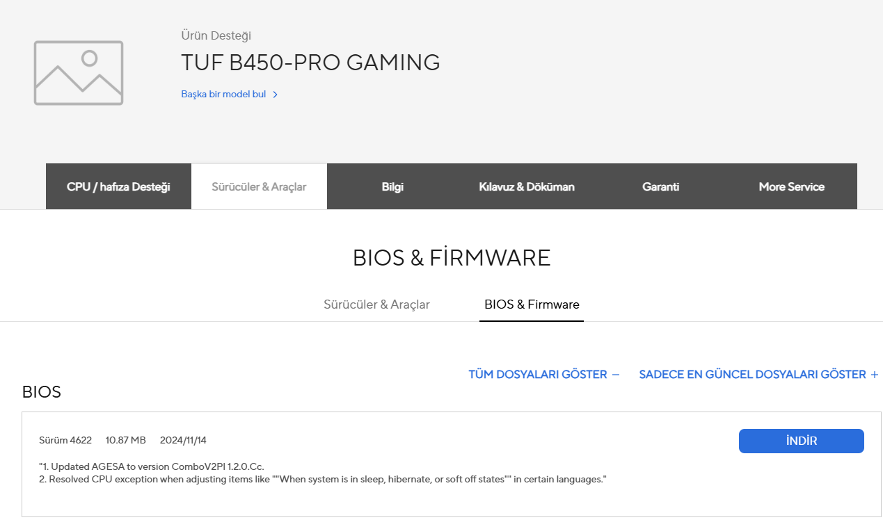 Asus BIOS Güncelleme Nasıl Yapılır