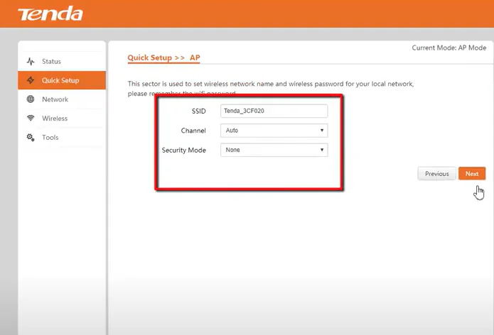 Tenda AP5 Access Point Kurulumu