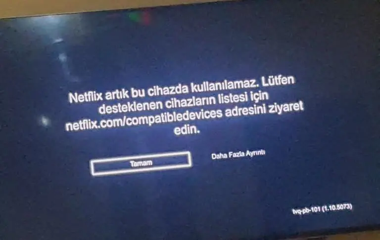Toshiba TV Netflix Açılmıyor sorununun çözümü