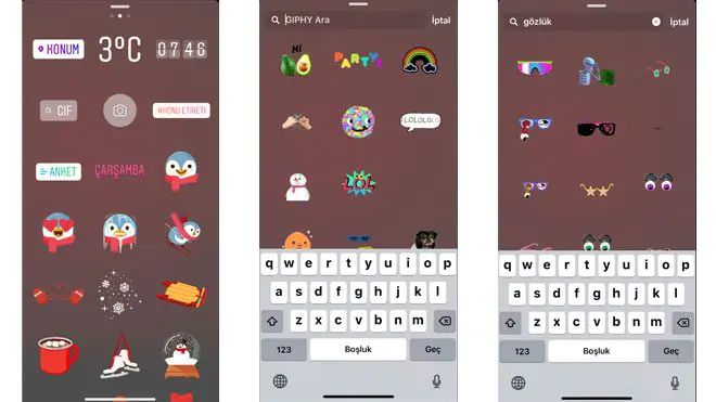 Instagram GIF'leri Bulma