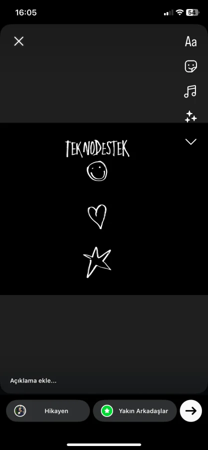 Instagram Rosalia ile emoji oluşturma