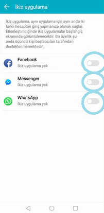Huawei İkiz Uygulaması
