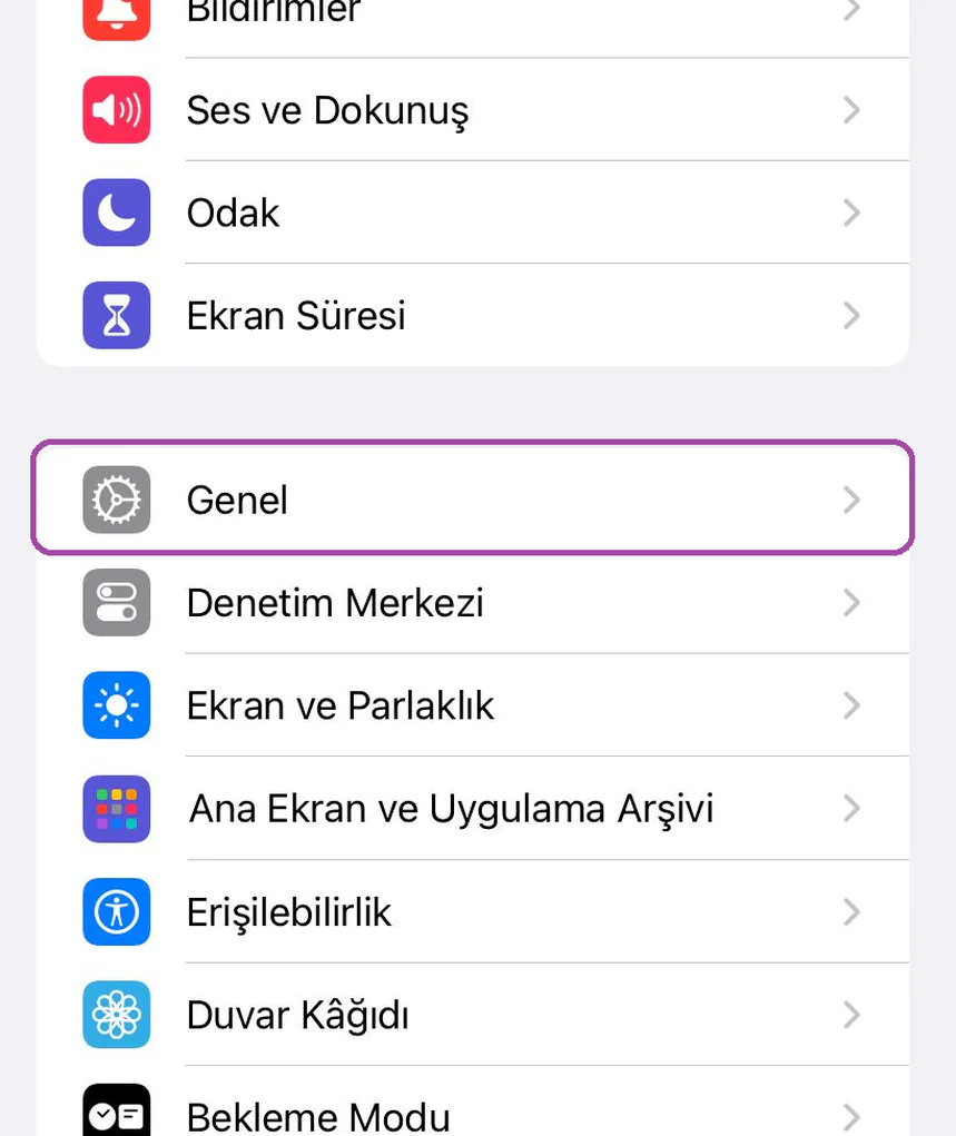 İOS 18 ile uygulama rengi