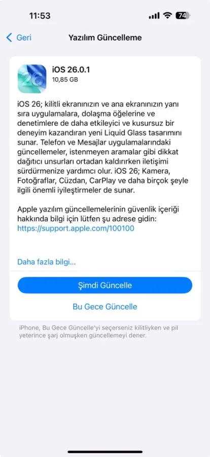 İos 26 ile hızlı biten şarj sorunu