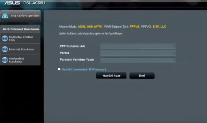 Asus DSL-AC68U Modem