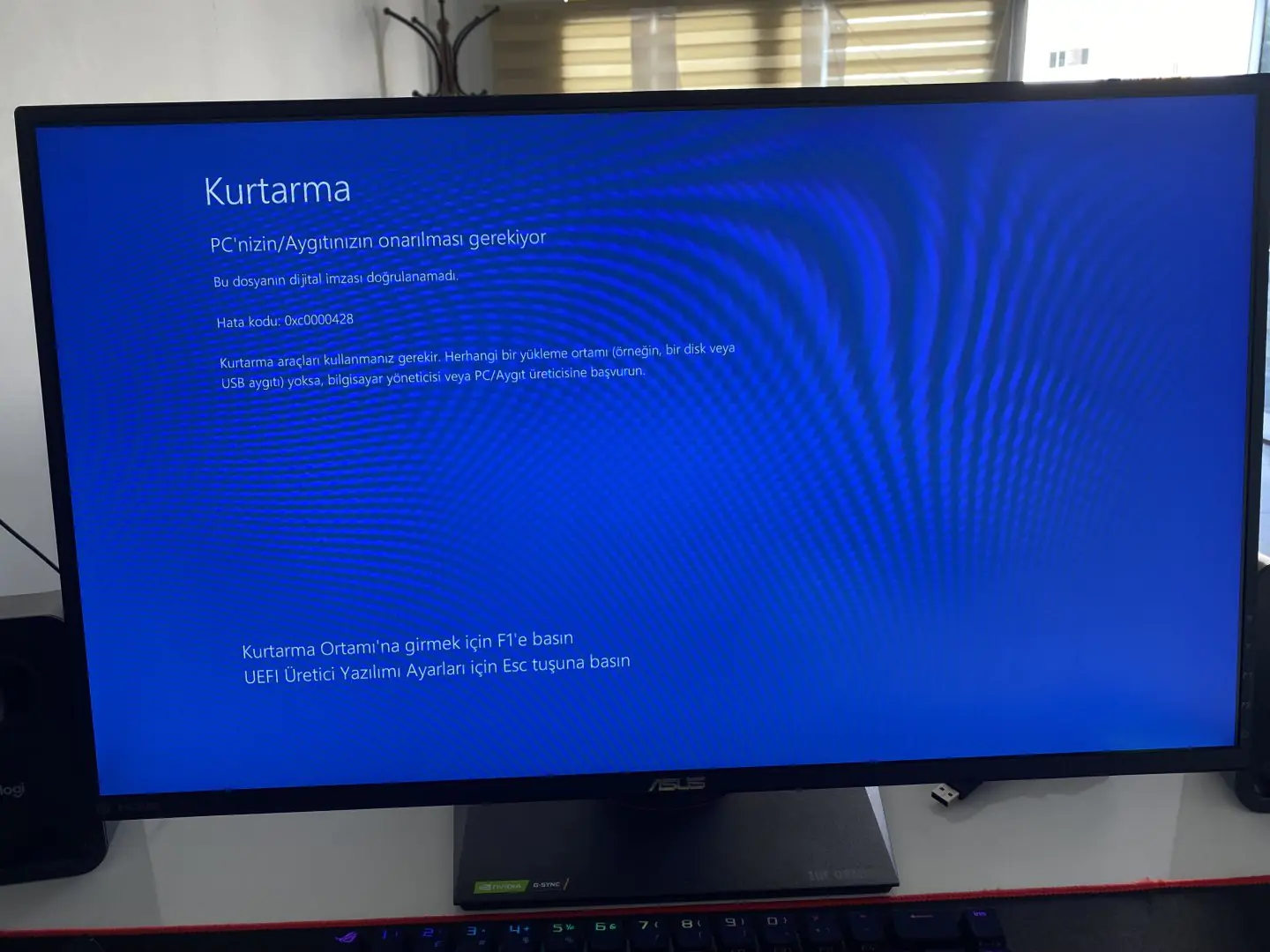 0xC0000428 hatası çözüm yolları