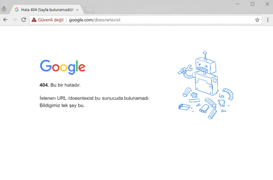 404 Bulunamadı Hatası Nasıl Düzeltilir