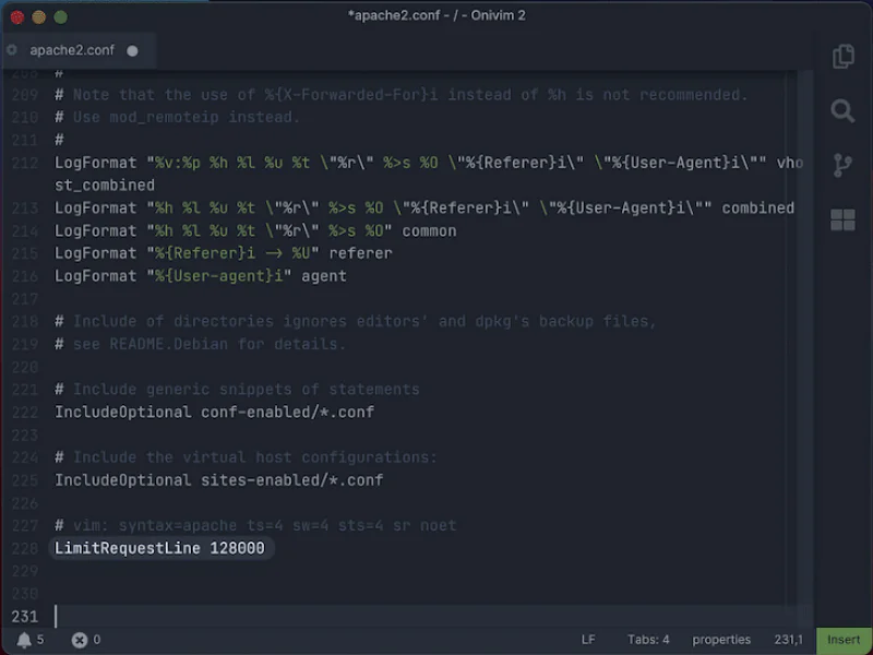 414 İstek URI'si Çok Büyük Hatası