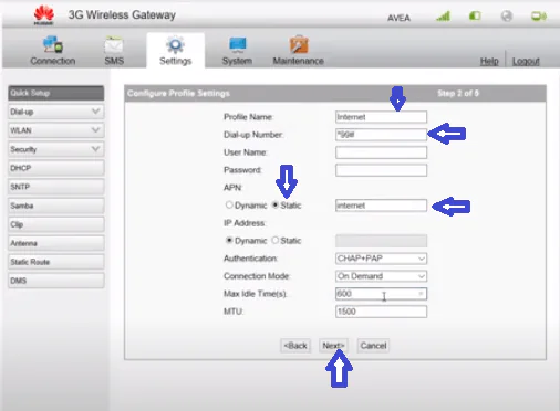 Huawei B683 Mobil Modem