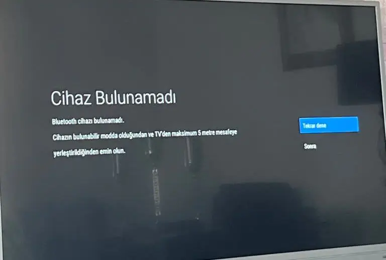 TV de Bluetooth Bağlantısı Kesiliyor