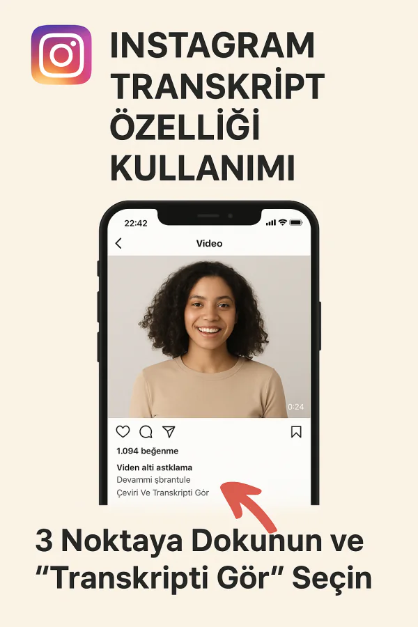 instagram sesi metne çevirme nasıl yapabilirim