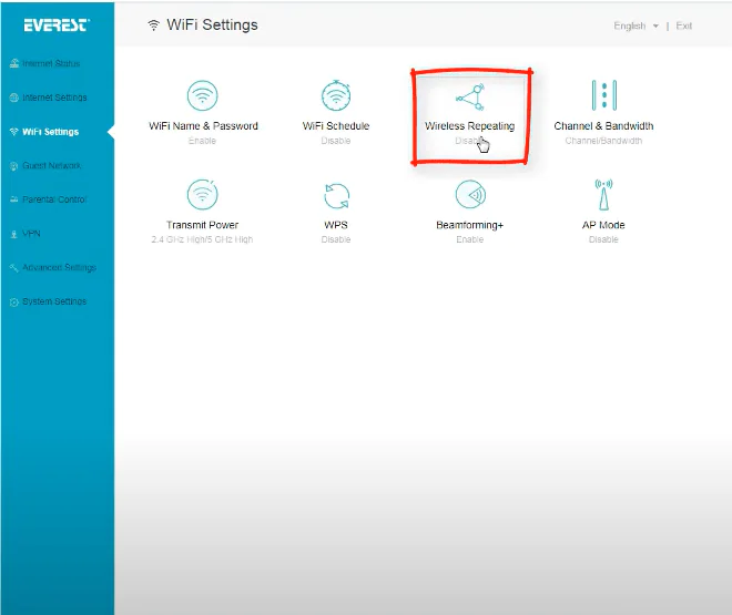 Everest EWR-AC66 WISP Kablosuz Repeater Modu Kurulumu