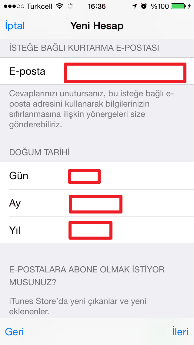 iPhone Üzerinden Apple ID Oluşturma izlenecek yöntemler