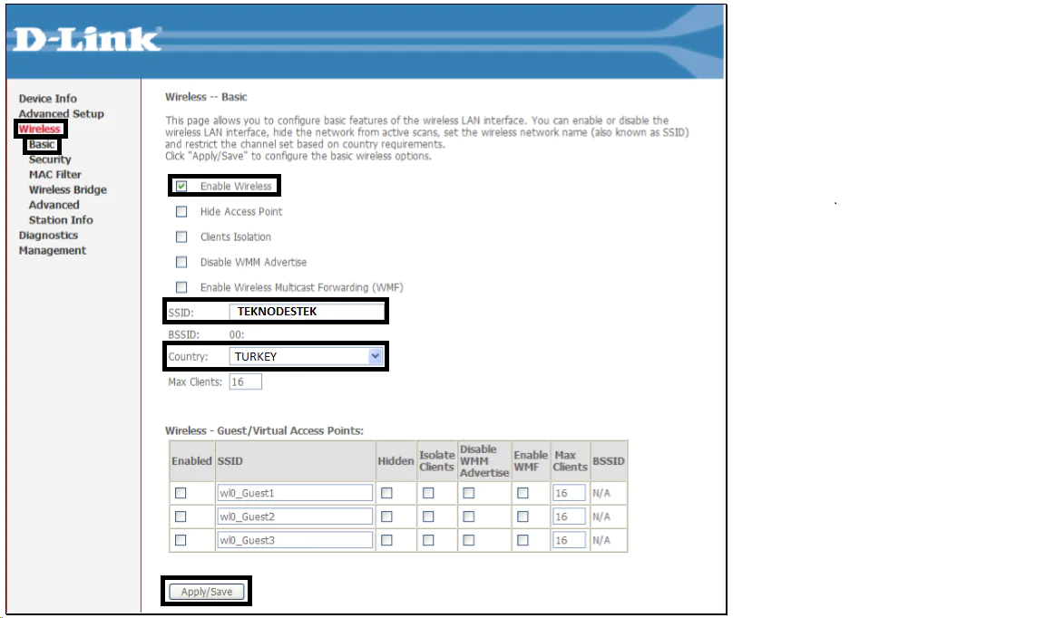 D Link DSL 2760U Modem Kurulumu ve Kablosuz Ayarları