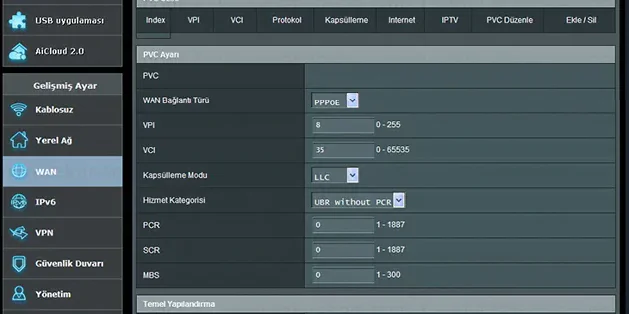 AC68U Modem kurulumu ve wifi ayarları