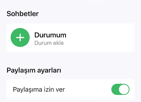 Whatsapp Paylaşıma İzin Ver Özelliği Nedir nasıl aktif edilir