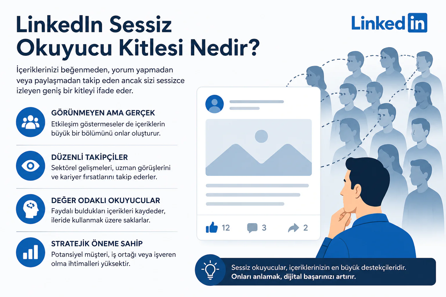 LinkedIn Sessiz Okuyucu Kitlesi Nedir Nasıl Oluşur
