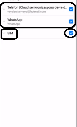 Huawei P20 Lite telefonda rehber ayarları