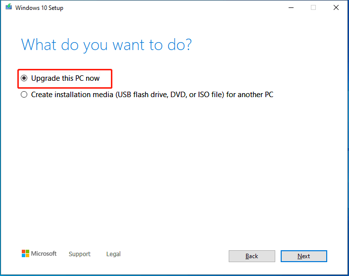 Windows kurulum medyası oluşturma adımlarını gösteren ekran görüntüsü