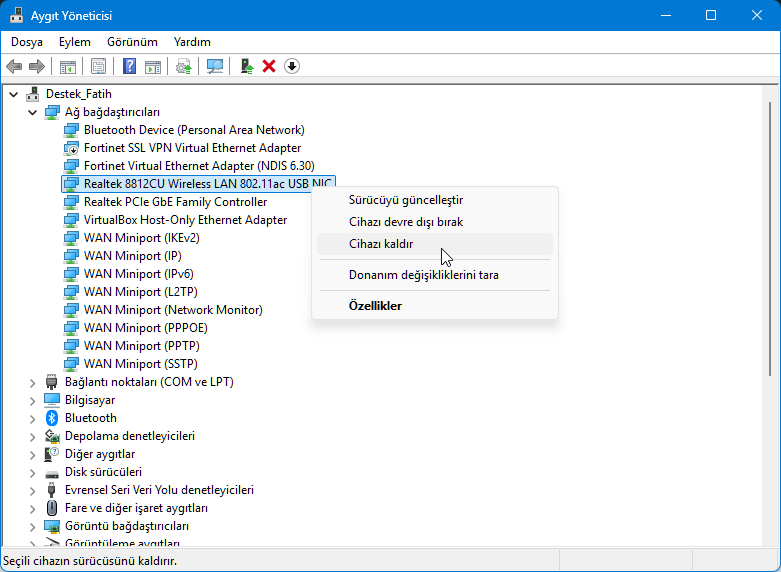 Bu Ağa Bağlanılamıyor Hatası Çözümü