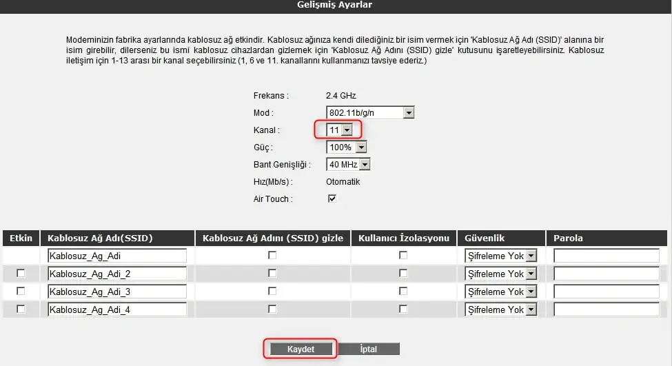 AirTies Air 4450 Mesh Ayarları Adımlar