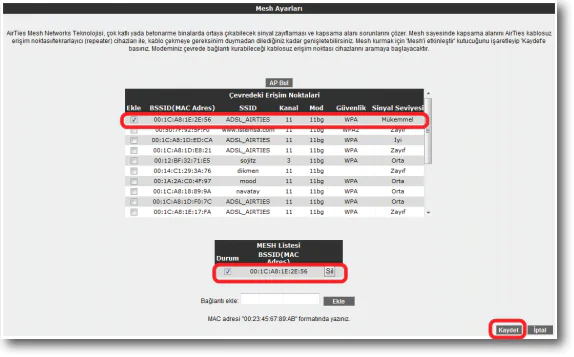 AirTies Air 4452 Mesh Ayarları Nasıl Yapılır Nedir
