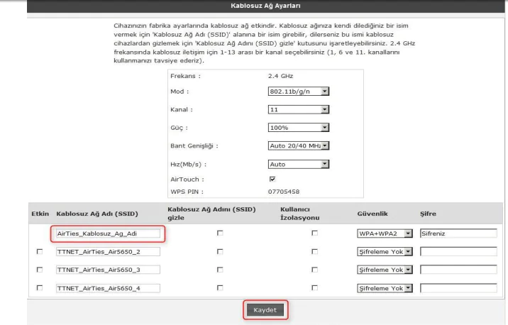 AirTies Air 5650 Access Point Kurulumu Adımlar 