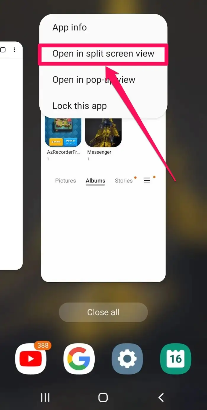 Android Bölünmüş Ekran Modu Kullanma