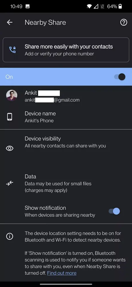 Android Kablosuz Ağ Şifresi Paylaşma