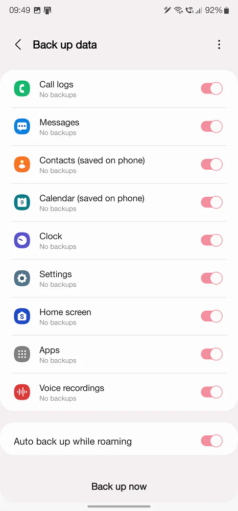 Android Telefon Yedekleme