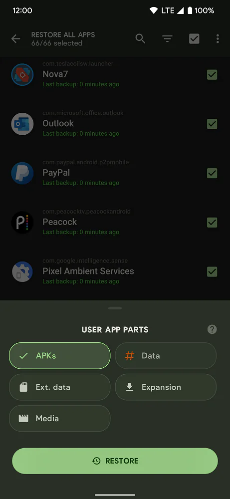 Android Telefon Yedekleme
