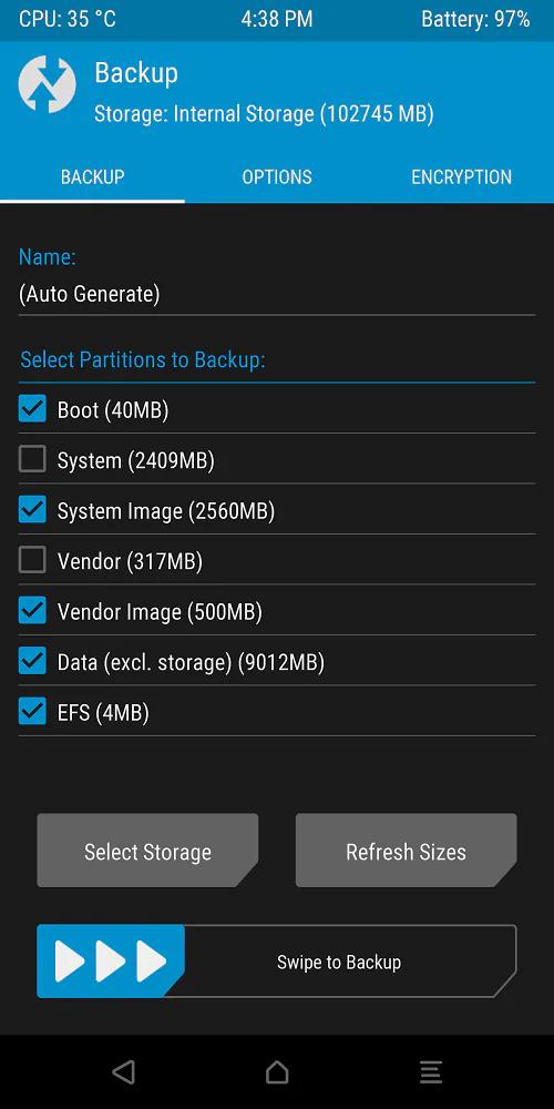 Android Telefon Yedekleme