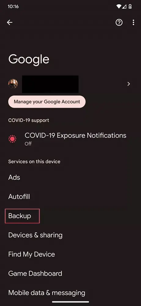 Android Telefonu Yedekleme