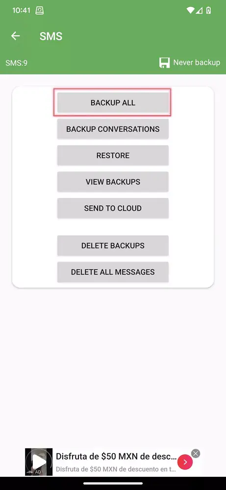 Android Telefonu Yedekleme