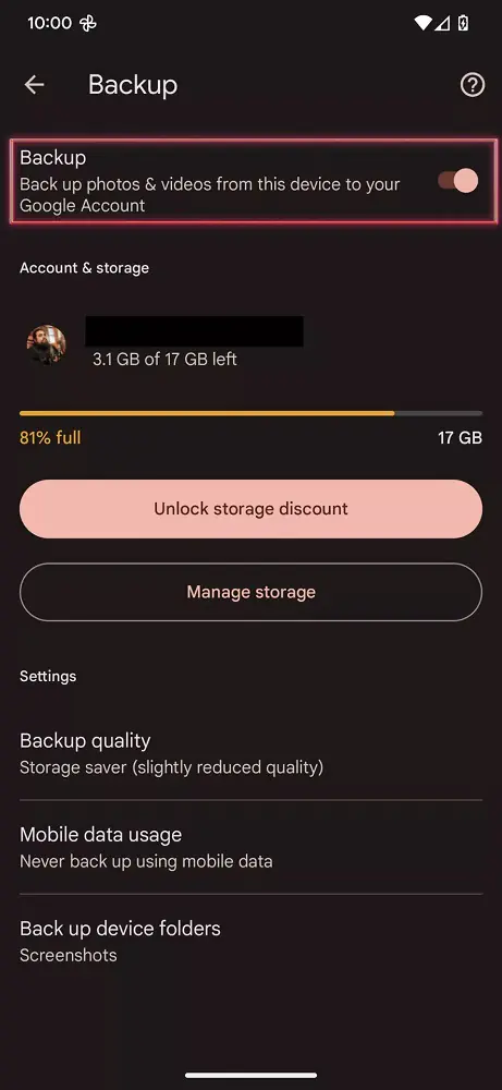 Android Telefonu Yedekleme