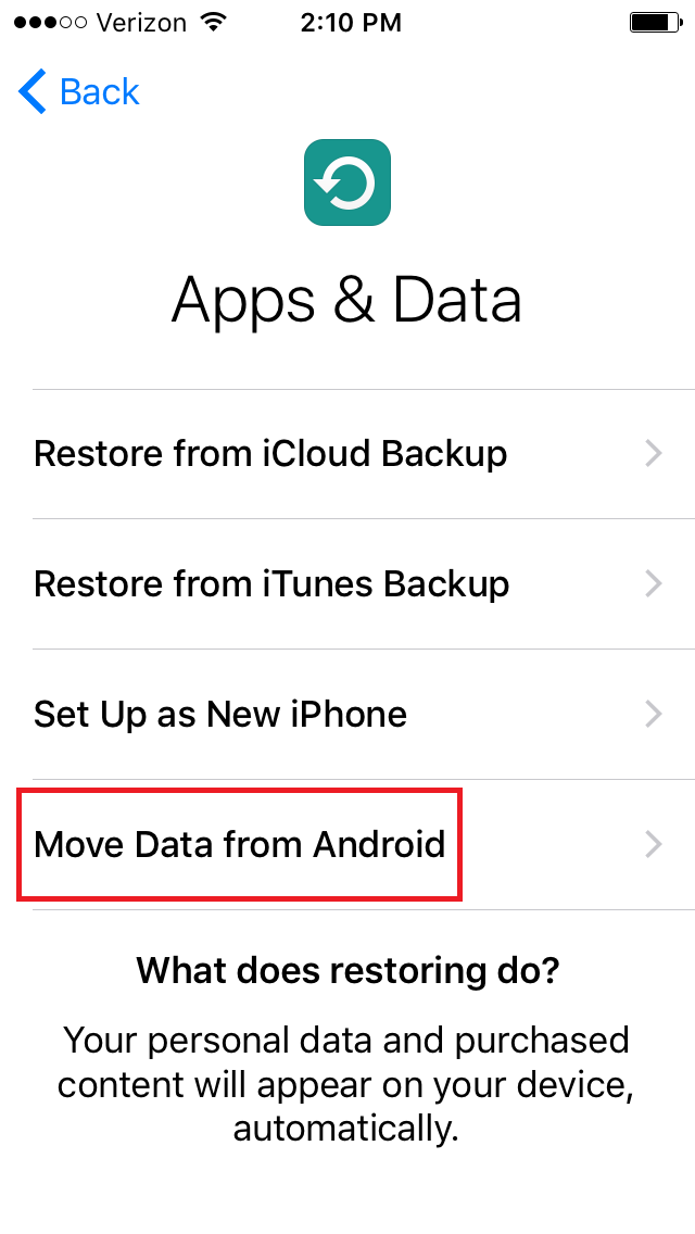 Android'den iPhone'a ve iPad'e Veriler Nasıl Taşınır?