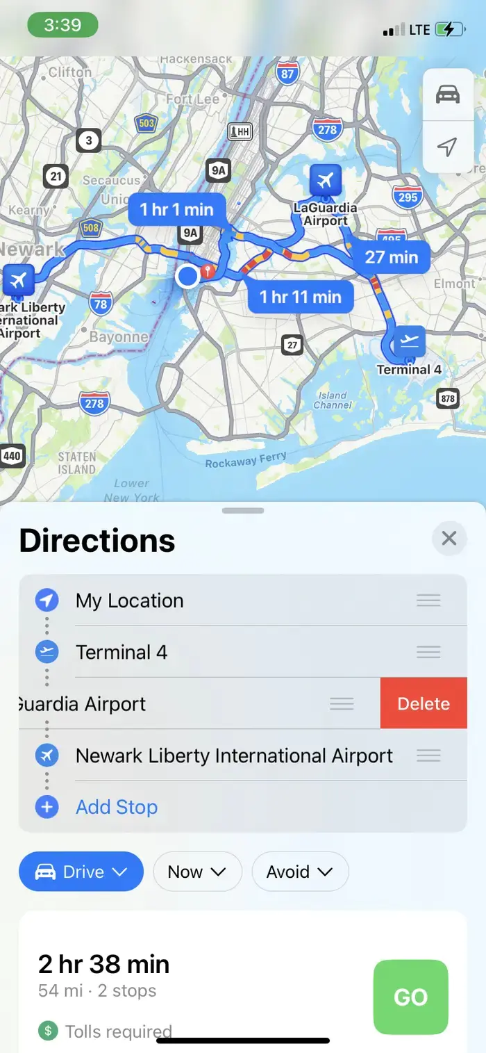 Apple Haritalar'a Birden Fazla Durak Ekleme