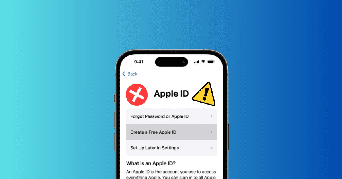 Apple ID oluşturma sürecinde karşılaşılan sorunlar ve çözümleri.