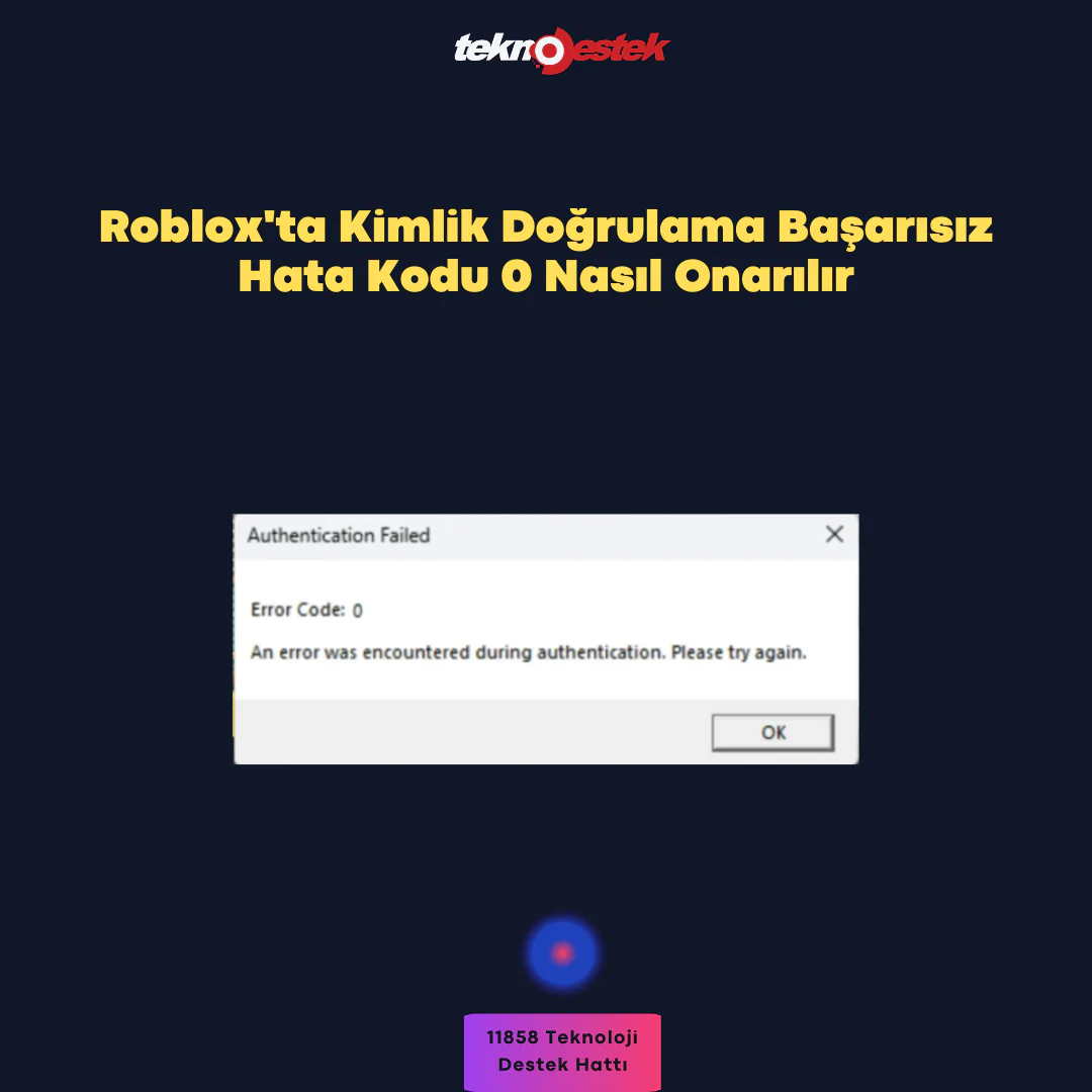 Çözüm Roblox'ta 0 Hata Kodunu Düzeltmek Adımları