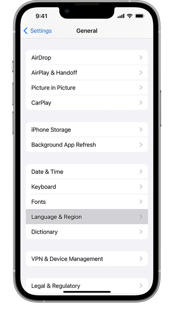 Telefona Farklı Dil Seçenekleri Ekleme